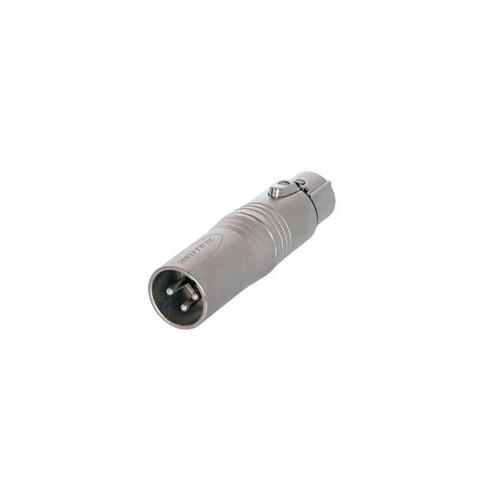 Adaptador XLR 3P macho hembra NA3FM