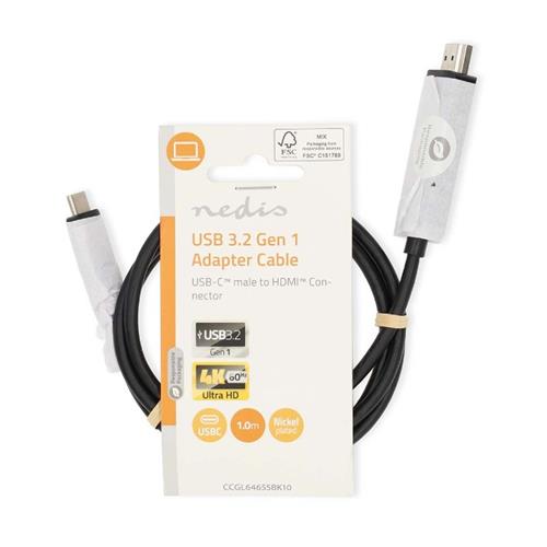 Adaptador USB-C a Hdmi 4K-60Hz 1mts Nedis