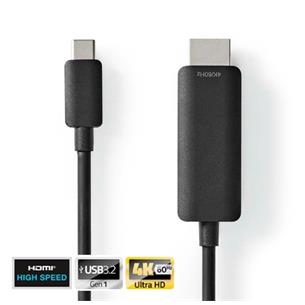 Adaptador USB-C a Hdmi 4K-60Hz 1mts Nedis 2