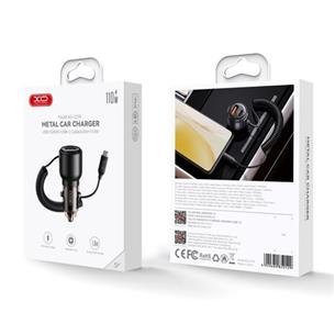 Cargador de Mechero 2USB XO Carga rapida 65W+45W 2