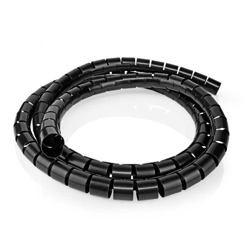 Espiral para atar cables 25 a 100mm Negro 10m