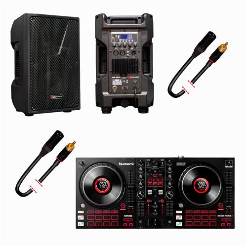 Pack Dj 1 x MIXTRACKPLATINIUM + 2 x MS28A + 2 x MK332 PACKSAVE009