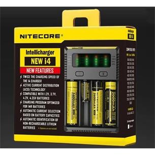 Cargador inteligente 4 baterias litio o NI-MH
