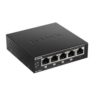 Switch 5P 10/100/1000 D-Link DGS-1005P (4 POE)
