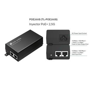 Inyector POE 802.3 af/at TP-Link 2xRJ45 2.5Gb 30W