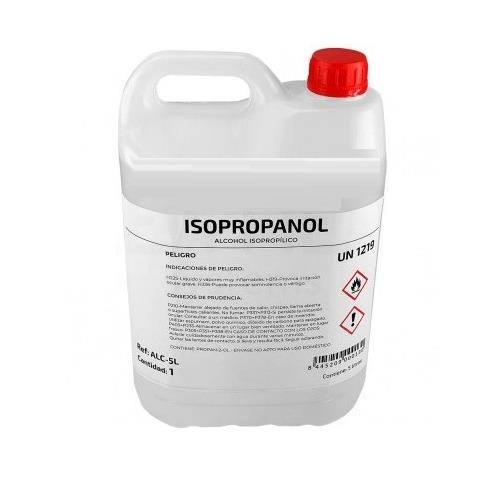 Alcohol Isopropilico garrafa 5 Litros