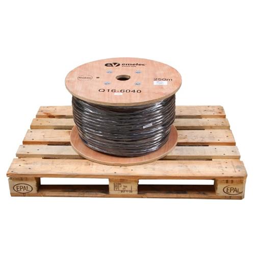 Cable Vídeo Digital 3G-SDI/4K-UHD (0,80/3,75) 20AWG+Cat.6 SF/UTP 250MHz Q16-6040