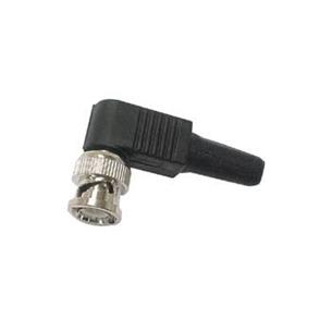 Conector BNC macho acodado a tornillo