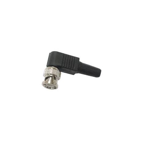 Conector BNC macho acodado a tornillo