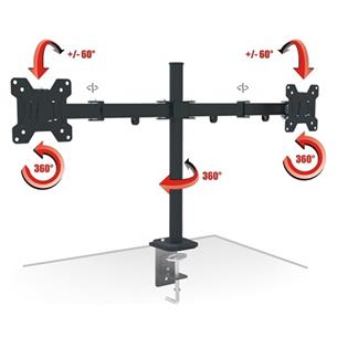Soporte doble monitor SP32 13-27"