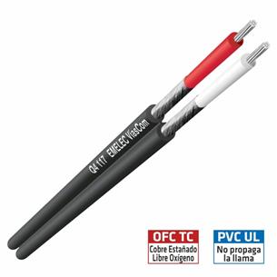 Cable audio paralelo dual 2x0,09mm Q4-117 2