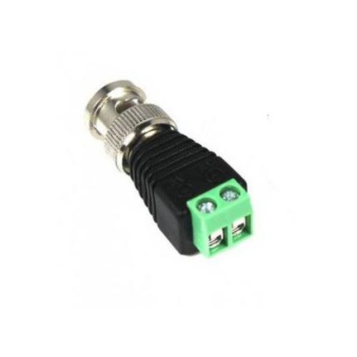 Conector BNC macho conexion a clema