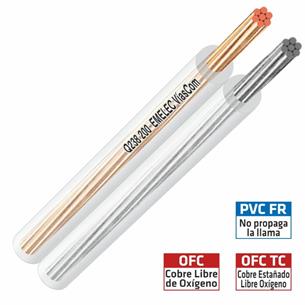 Cable altavoz paralelo transpar.2x2mm OFC Q238/200 2