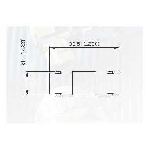 Adaptador BNC hembra hembra 50ohm Alfar