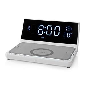 Reloj despertador + carga Inalambrica Nedis 2