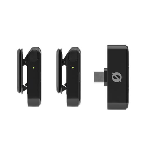 Sistema de microfonia inalambrica dual USB-C WIRELESS MICRO C-BLACK