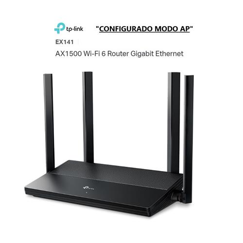 Router Gigabit Configurado EX141 AX1500 Dual Wifi6 TP-Link