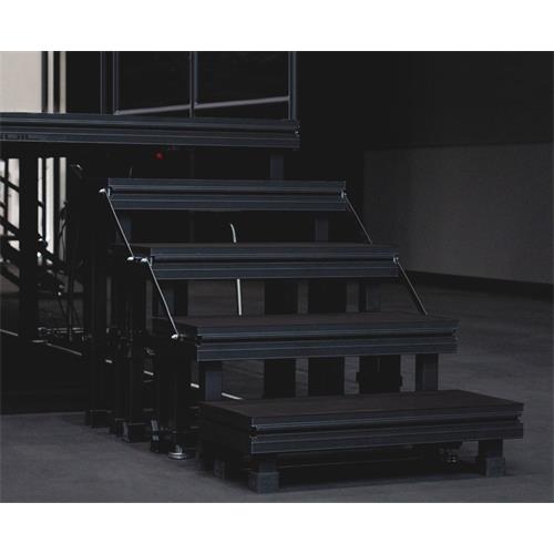 Escalera modular de aluminio y madera de abedul ECT20-40