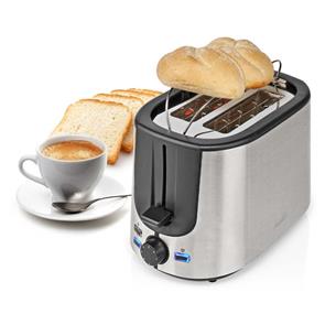 Tostadora 1000 W para 2 rebanadas Nedis 2