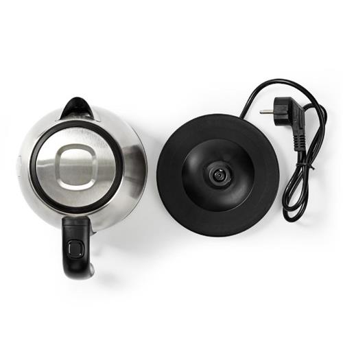 Hervidor eléctrico 1L Inox. 360 Nedis