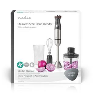 Batidora de mano 800 W + accesorios Nedis