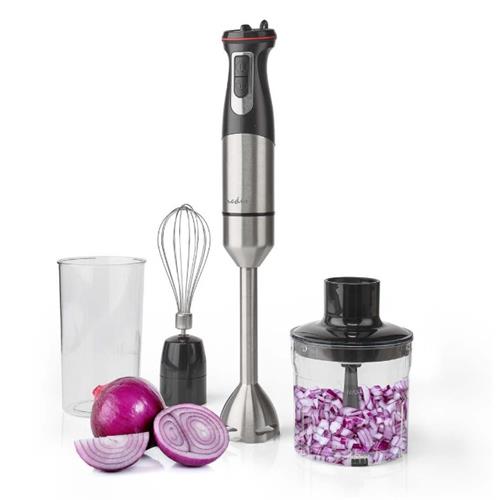 Batidora de mano 800 W + accesorios Nedis