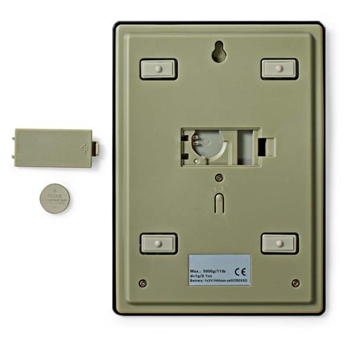 Bascula de cocina digital 5Kg Nedis Bascula de cocina digital 5Kg Nedis