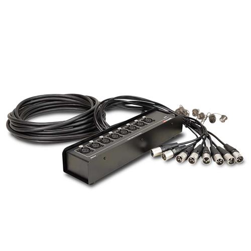 Caja de conexionado de audio. 8 canales. 10 metros MLS 8 8