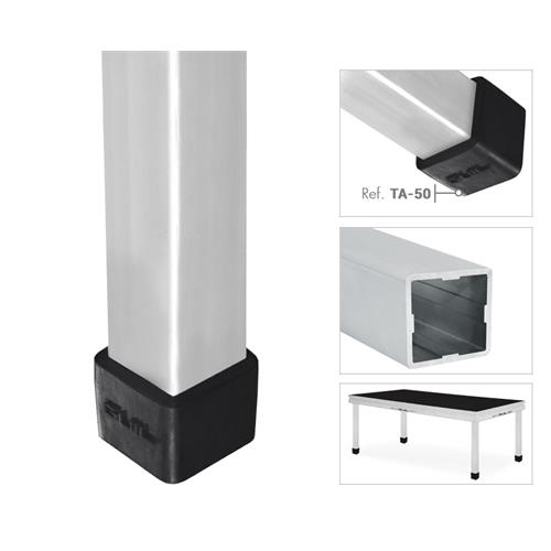 Pata fija de 50x50mm altura 500mm PTA5-F/60 Pata fija de 50x50mm altura 500mm PTA5-F/60