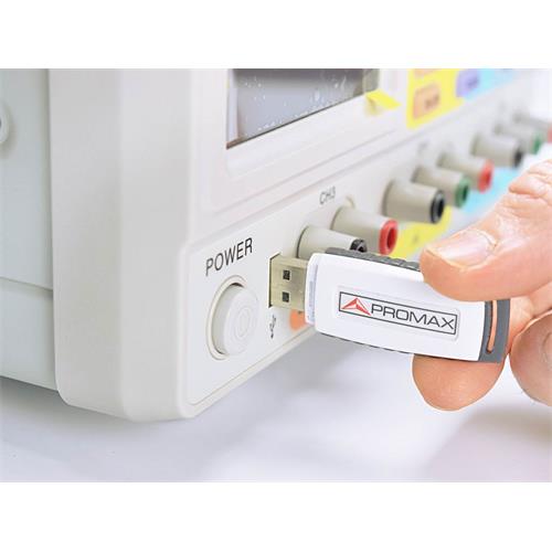 Fuente de alimentación programable de tres salidas 60V 6A