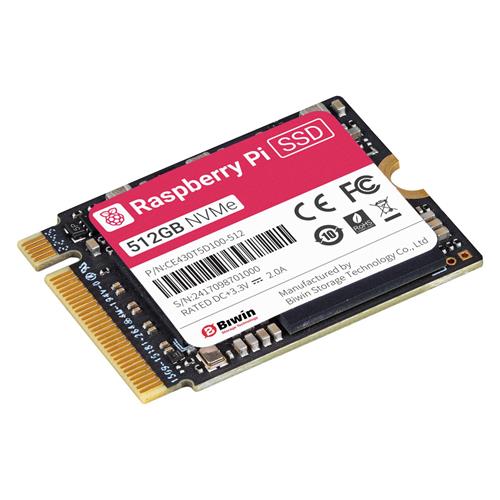 NVMe SSD, 512GB, M.2, para Raspberry Pi 5