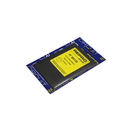 Placa fibra vidrio 1 cara positiva 80x120mm