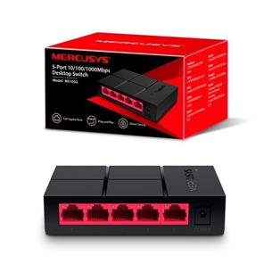 Switch 5 puertos 10/100/1000 Mercusys MS105G