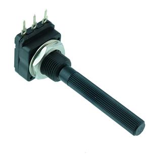 Potenciometro lineal eje 6mm PC16 470ohm