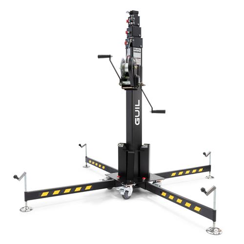 Torre de elevacion carga superior 300Kg 5,22m negro ELC-785 Torre de elevacion carga superior 300Kg 5,22m negro ELC-785