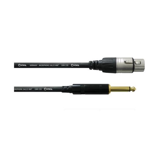 Cable XLR hembra - Jack 6,3 mm mono Long. 10m CCM 10 FP