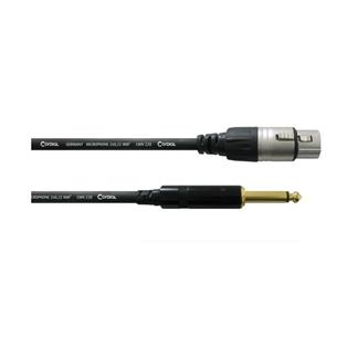 Cable XLR hembra - Jack 6,3 mm mono Long. 5m CCM 5 FP