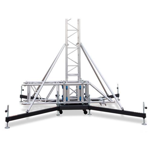 Torre estructural altura 12 metros color negro GS 140-1200B (T 140)