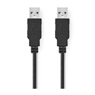 Cable USB 2.0 A-A 2mts 2