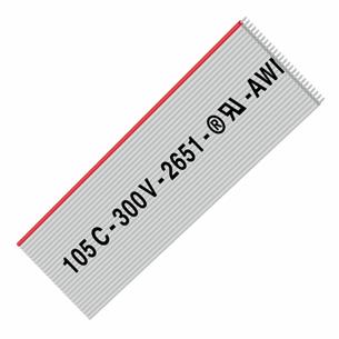 Cable plano 26 conductores conectores IDC