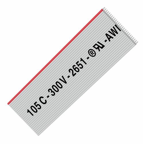 Cable plano 26 conductores conectores IDC Cable plano 26 conductores conectores IDC