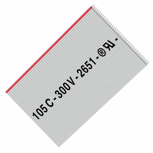 Cable cinta plana 40 conductores 0,086 mm² conectores IDC Q10-140 Cable cinta plana 40 conductores 0,086 mm² conectores IDC Q10-140