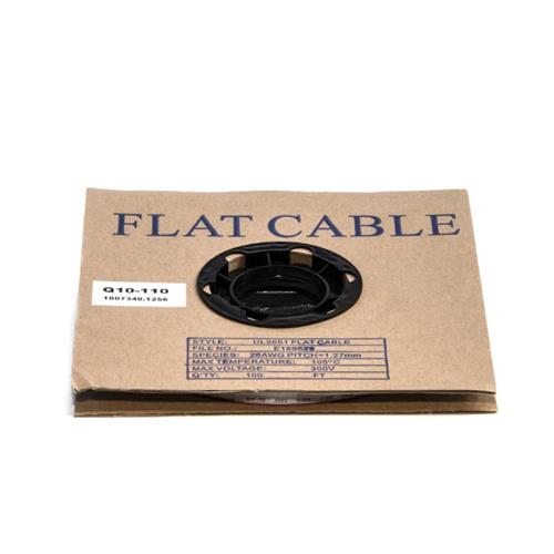 Cable cinta plana 10 conductores 0,086 mm² conectores IDC Q10-110
