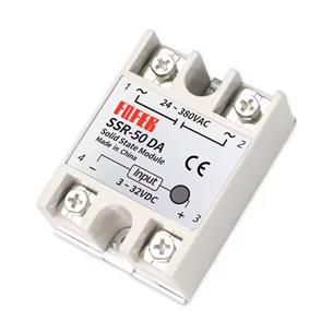 Relé de estado sólido DC-AC 3-32Vdc 24-380Vac 50A