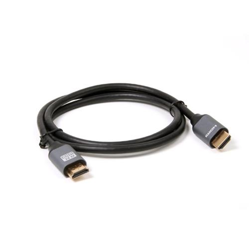 Cable HDMI 2.1 AM a AM + Ethernet Long. 1m EQ 162010