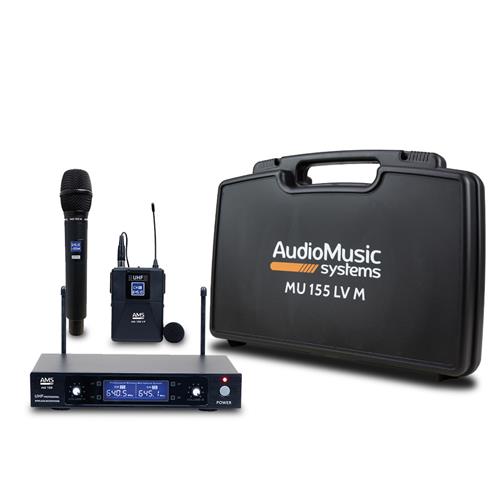 Sistema inalámbrico UHF de 2 canales MU 155 LV M
