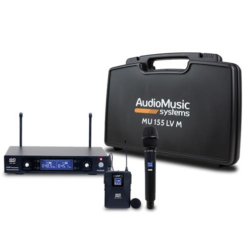 Sistema inalámbrico UHF de 2 canales MU 155 LV M