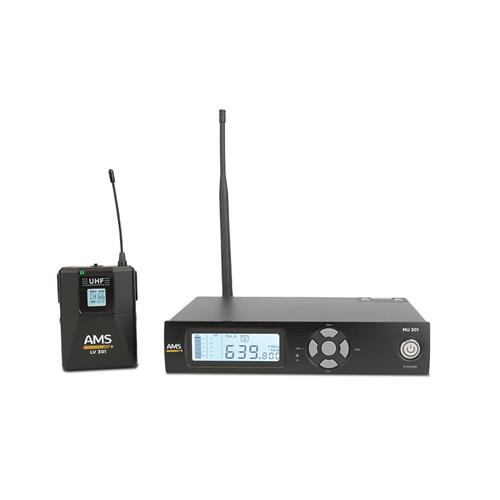 Sistema inalámbrico UHF de 100 canales y sincronización IR MU 301 + LV 301 Sistema inalámbrico UHF de 100 canales y sincronización IR MU 301 + LV 301