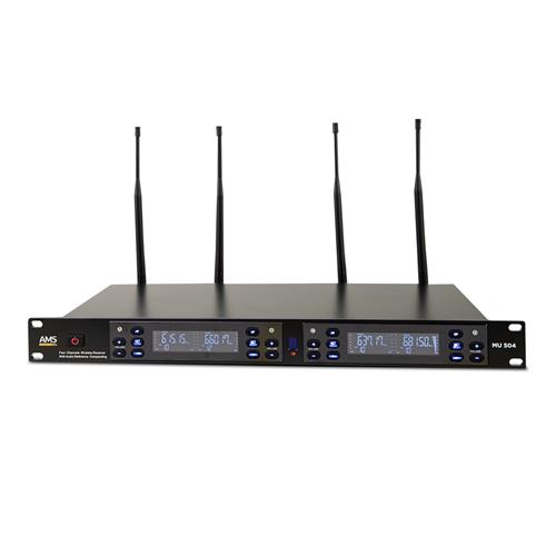 Sistema de conferencia con 4 micrófonos de sobremesa MU 504 + MM 204
