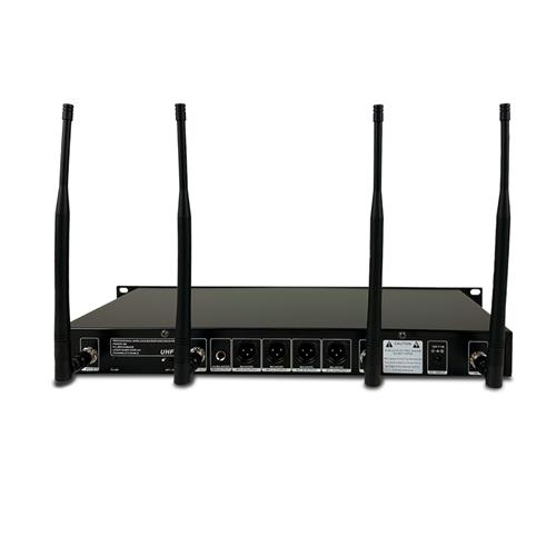 Sistema de conferencia con 4 micrófonos de sobremesa MU 504 + MM 204